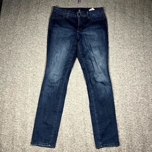 NYDJ Not Your Daughter Jeans Womens 10 Legging Skinny Medium Wash Blue Mom